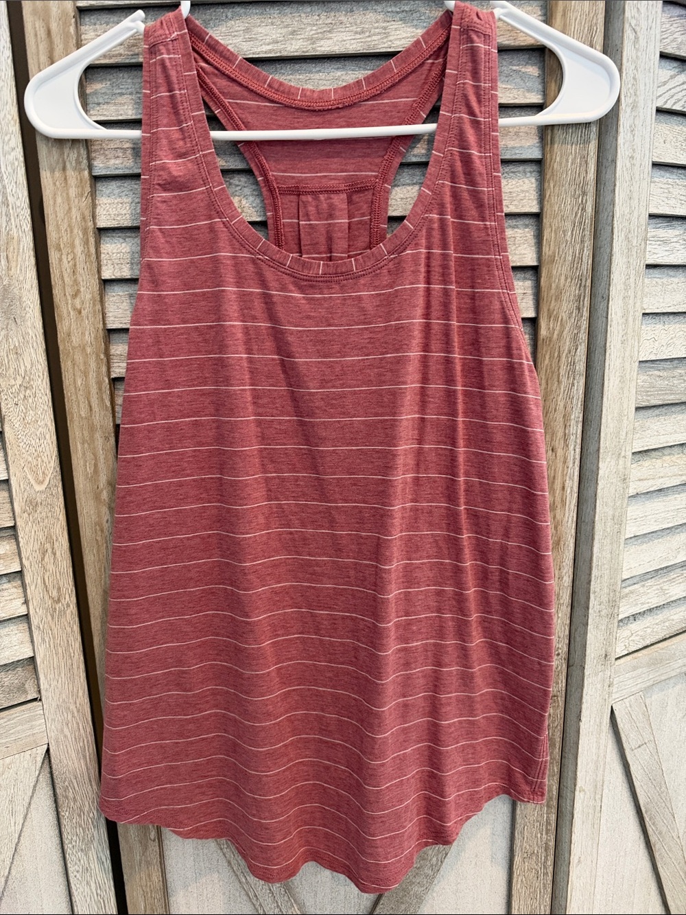Lululemon Women’s Striped pleated Racerback Tank Top -